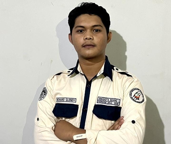 Potret Richard Glendy Putra Formatur Ketua Umum HMJ Gizi FIKK Periode 2025/2026, (Foto : Ist.)