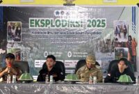 Dokumentasi Suasana Pembukaan Resmi Kegiatan EKSPLODIKSI 2025 di kantor desa Bonto Lojong (Foto: IKBIM KIP UNM)