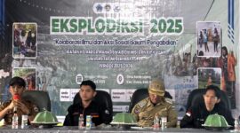 Dokumentasi Suasana Pembukaan Resmi Kegiatan EKSPLODIKSI 2025 di kantor desa Bonto Lojong (Foto: IKBIM KIP UNM)