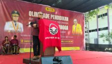 Rektor saat memberikan sambutan sekaligus membuka kegiatan, (Foto: St. Masyita Rahmi)