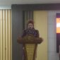 Momen Aryuni Putri saat memberikan sambutan, (Foto: Dok. Profesi)