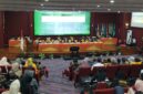 Suasana Khidmat dalam pengukuhan guru besar UNM, (Foto: St. Masyita Rahmi)