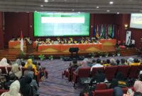 Suasana Khidmat dalam pengukuhan guru besar UNM, (Foto: St. Masyita Rahmi)