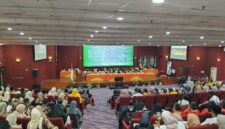 Suasana Khidmat dalam pengukuhan guru besar UNM, (Foto: St. Masyita Rahmi)