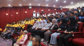 Pelaksanaan Pelantikan LK UNM, (Foto: Hafid Budiawan.)