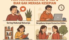 Ilustrasi Trik Mahasiswa Kupu-Kupu Tidak Merasa Kesepian, (Foto: AI.)
