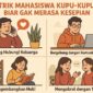 Ilustrasi Trik Mahasiswa Kupu-Kupu Tidak Merasa Kesepian, (Foto: AI.)