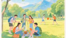 Ilustrasi Healing Bersama Teman Saat Liburan Semester, (Foto: AI.)