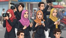 Ilustrasi Sekumpulan Mahasiswa yang Ikut Lembaga Kemahasiswaan, (Foto: AI.)
