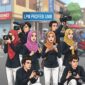Ilustrasi Sekumpulan Mahasiswa yang Ikut Lembaga Kemahasiswaan, (Foto: AI.)