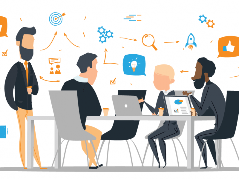 Ilustrasi seseorang sedang membangun networking,(foto: Int.)