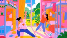 Ilustrasi Olahraga Ringan di Kamar Saat Libur Kuliah, (Foto: AI.)
