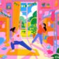 Ilustrasi Olahraga Ringan di Kamar Saat Libur Kuliah, (Foto: AI.)