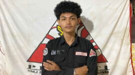 Muh. Farid Irjum Saputra Formatur Ketua Umum terpilih PRASASTI HMJ Bahasa Inggris FBS UNM (Foto: Ist)