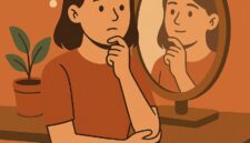 Ilustrasi seseorang merenung untuk kenali diri sendiri (Foto:AI)