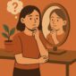Ilustrasi seseorang merenung untuk kenali diri sendiri (Foto:AI)