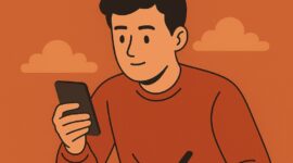 Ilustrasi seseorang sedang melihat grafik investasi (Foto: AI)