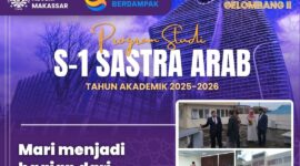 Poster Seleksi Jalur Mandiri Program Studi S-1 Sastra Arab FBS UNM Tahun Ajaran 2025-2026 (Foto: Int)