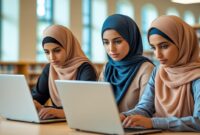 Ilustrasi Mahasiswa Mengunakan Aplikasi Produktivitas, (Foto:AI).