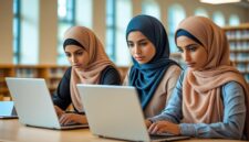 Ilustrasi Mahasiswa Mengunakan Aplikasi Produktivitas, (Foto:AI).