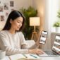 Ilustrasi seseorang sedang membuat konten guna membangun personal branding di Instagram, (Foto : AI).
