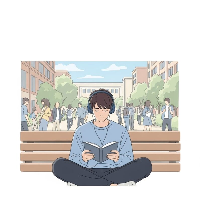 Ilustrasi Orang yang suka menyendiri, (Foto: AI).