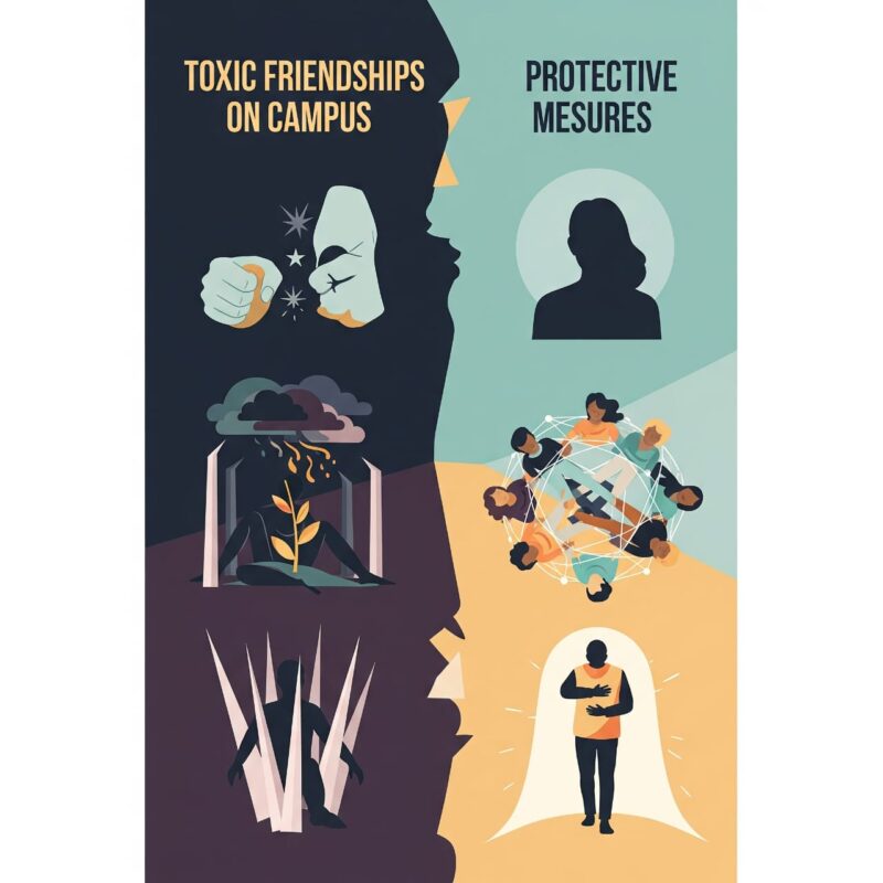 Ilustrasi Tanda-tanda pertemanan yang toxic, (Foto: AI).