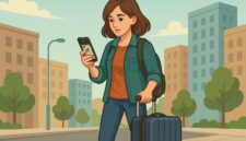 Ilustrasi Mahasiswa Magang Diluar Kota, (Foto: Ai.)