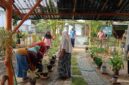 Potret sekelompok tetangga sedang bergotong royong,( Foto: Int.)