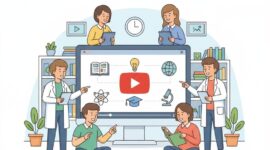 Ilustrasi Sekelompok Orang yang menggunakan Youtube sebagai Tontonan, (Foto: Ai.)