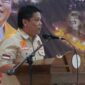 Potret Ketua Satuan Penugasan KKN dan PM dalam penyampaian laporan, (Foto: Dok. Profesi.)