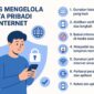Ilustrasi mengelola data pribadi (Foto: AI)
