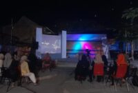 Suasana Pengunjung Nonton Bersama Film "Pappasang Tu Riolo" ciptaan Aksara FIP UNM (Foto: Muhammad Nasruddin)