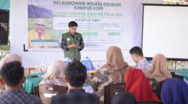Foto suasana saat peluncuran program kampus kopi sedang berlansung (Foto:ist.)