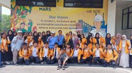 Potret Mahasiswa Melakukan Kunjungan Lapangan (field trip) ke PT Mars Symbioscience Indonesia, (Foto: Ist.)