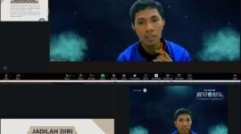 Pembawaan Materi oleh Muh. Ilham Dirwan pada Online Zoom Meeting Class of Mentoring (Foto: Muhammad Nasruddin)