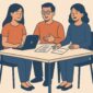 Ilustrasi mahasiswa aktif organisasi (Foto: AI)