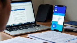 Seseorang browsing lowongan kerja online, (Foto: AI.)