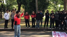 Potret Jendral Lapangan saat berorasi, (Foto: Rahmadani)
