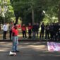 Potret Jendral Lapangan saat berorasi, (Foto: Rahmadani)