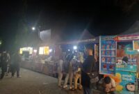 Potret suasana saat dilokasi stan makanan, (Foto: Ist.)