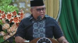 Sambutan Rektor UNM, Karta Jayadi, (Foto: Int.)