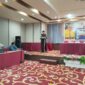Potret Arifin Manggau saat Memberi Sambutan di Ramah Tamah Alumni FSD, (Foto: Muhammad Fauzan Akbar)