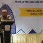 Potret Rektor saat Memberi Sambutan di Ramah Tamah Pascasarjana, (Foto: Dok Profesi)