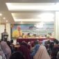 Sambutan Wakil Rektor IV Universitas Negeri Makassar di Ramah Tamah FIP (Foto: Nur syakika)