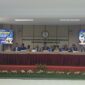 Potret Syahruddin ketika memberikan sambutan, (Foto: Eka Septi Irianti.)