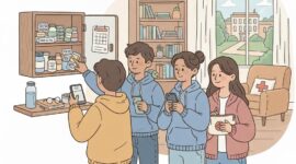 Ilustrasi menyiapkan peralatan kesehatan, (Foto: AI.)