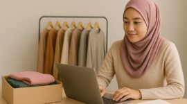 Ilustrasi Mahasiswa Studentpreneur, (AI.)
