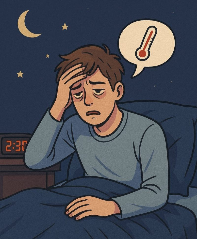 Ilustrasi seseorang yang keseringan begadang, (Foto: Ai.)