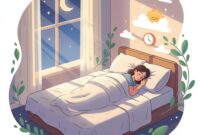 Ilustrasi Seseorang yang Sedang Tidur, (Foto: AI)